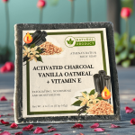 Activated Charcoal Vanilla Oatmeal + Vitamin E